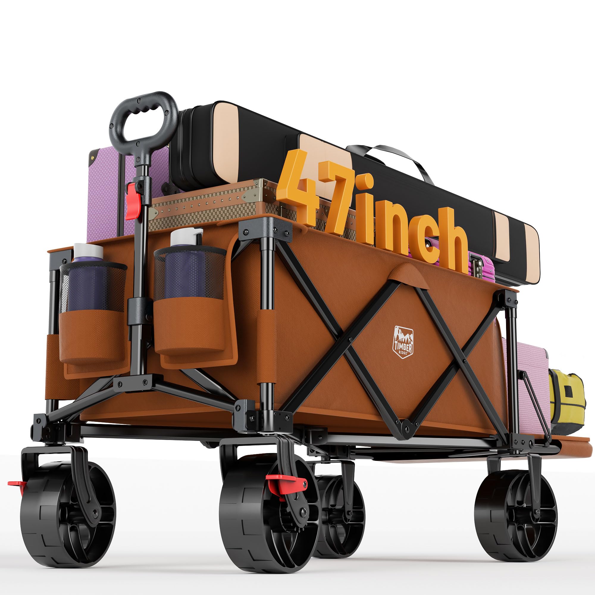 Collapsible Heavy Duty Outdoor Camping Wagon Cart