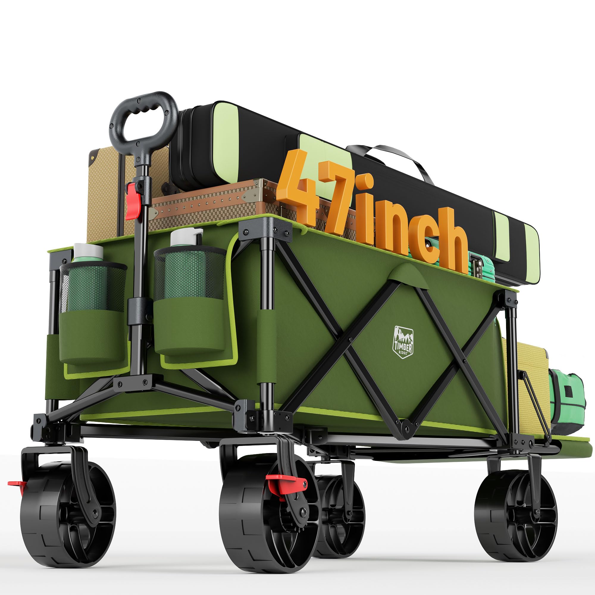 Collapsible Heavy Duty Outdoor Camping Wagon Cart