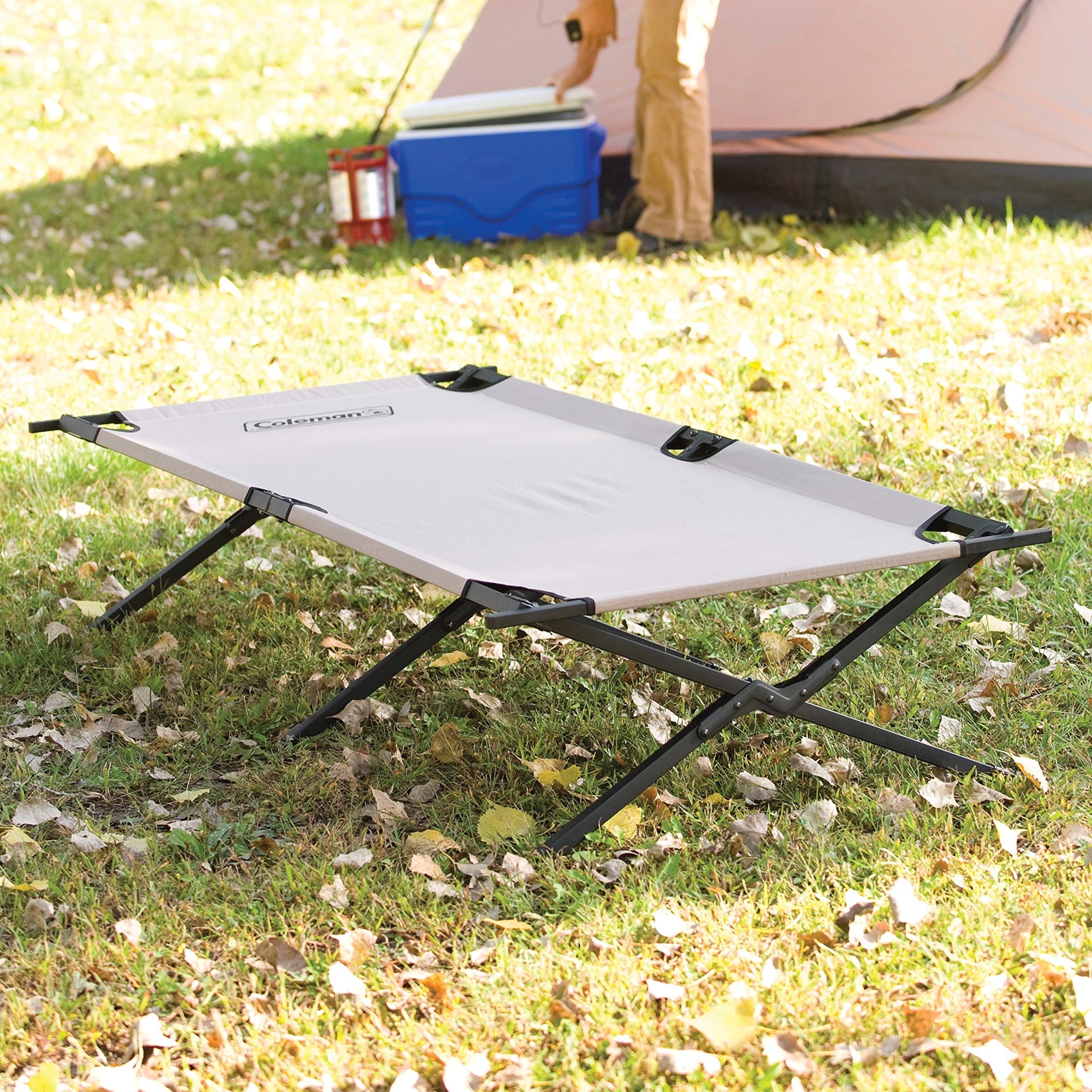 Folding Camping Cot for Adults 300lb Capacity