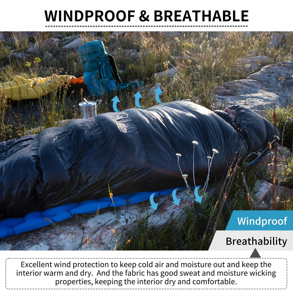 Ultralight Down Sleeping Bag for Camping Hiking
