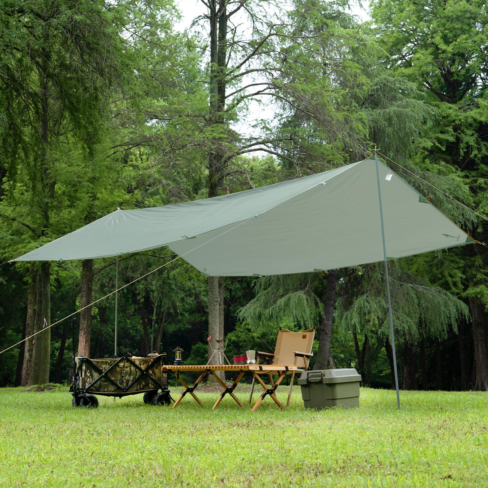 Waterproof Portable Camping Tarp Shelter Awning