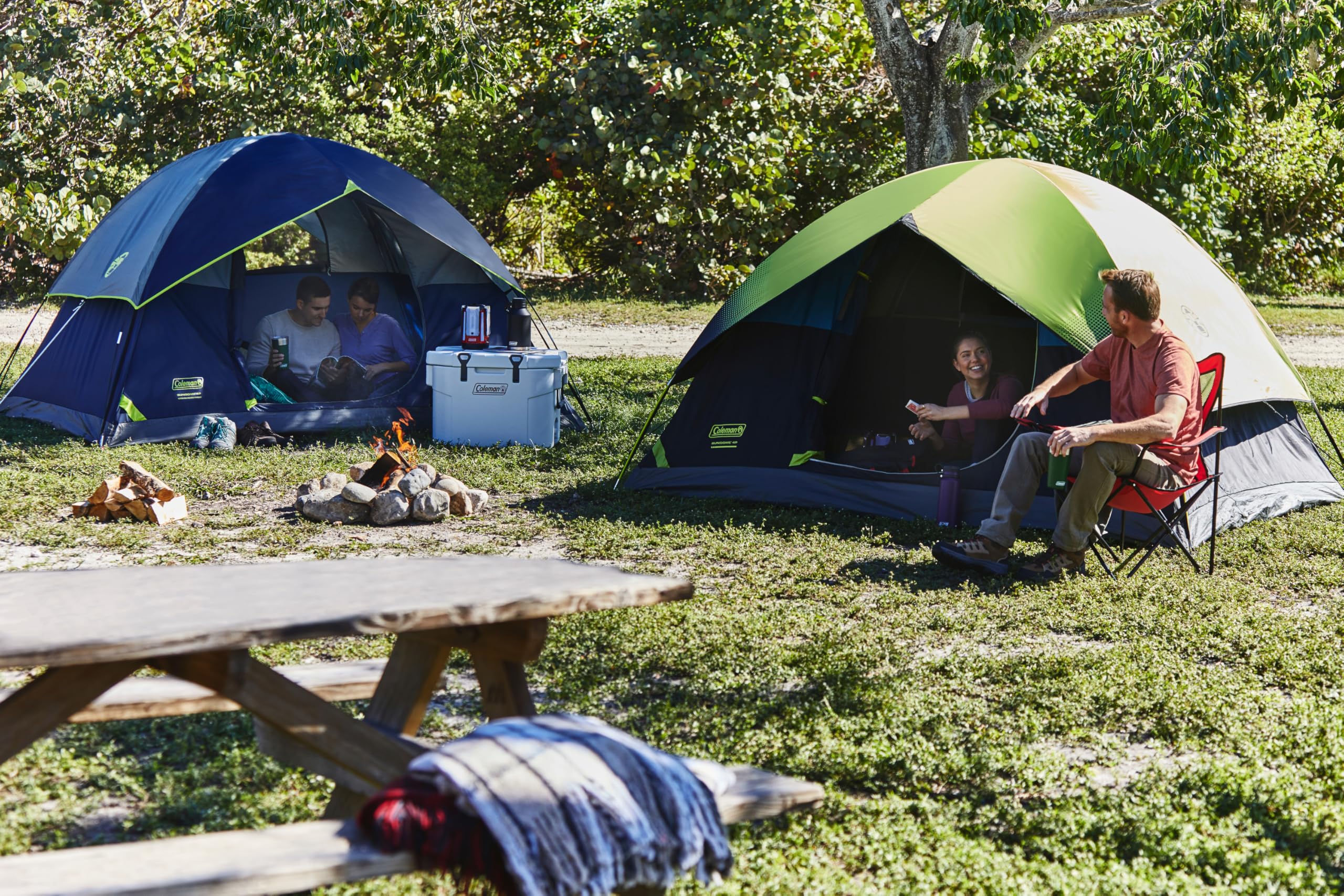 Camping Tent with Rainfly for Outdoor Shelter
