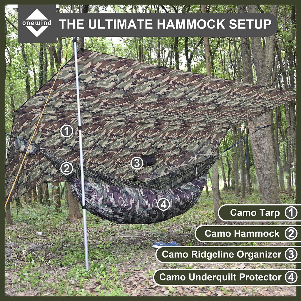 Ultralight Waterproof Hammock Camping Tarp Rain Fly